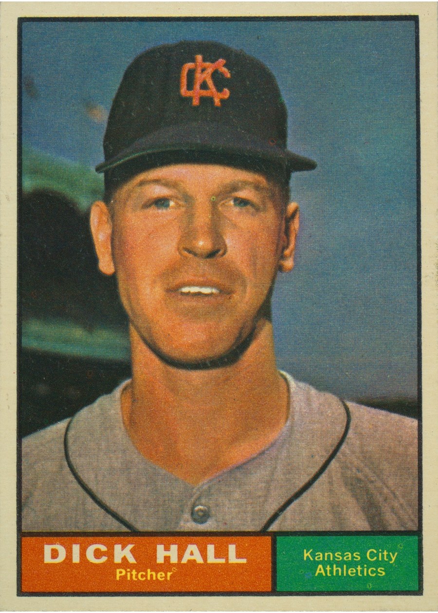 1961 Topps #197 Dick Hall, Kansas City Athletics
