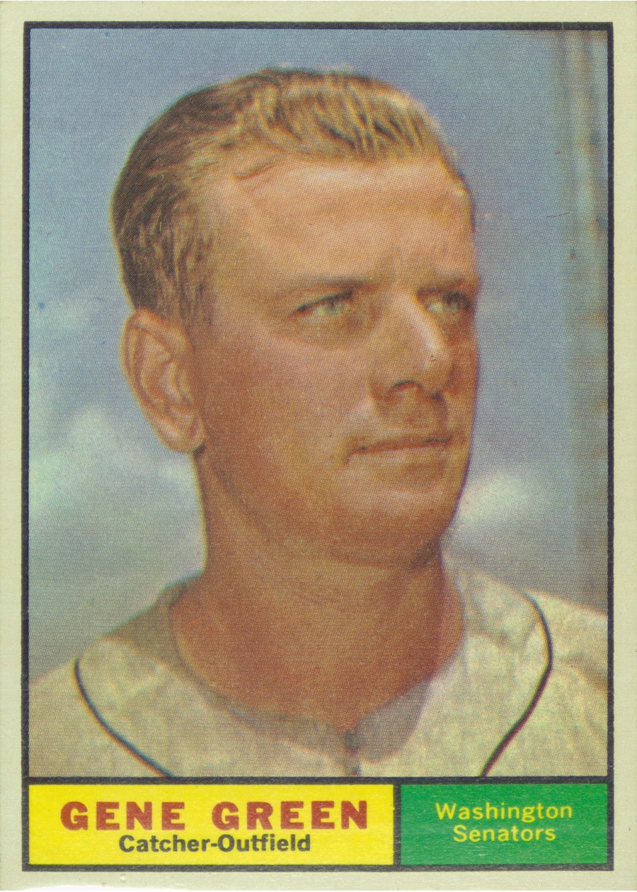 1961 Topps #206 Gene Green, Washington Senators