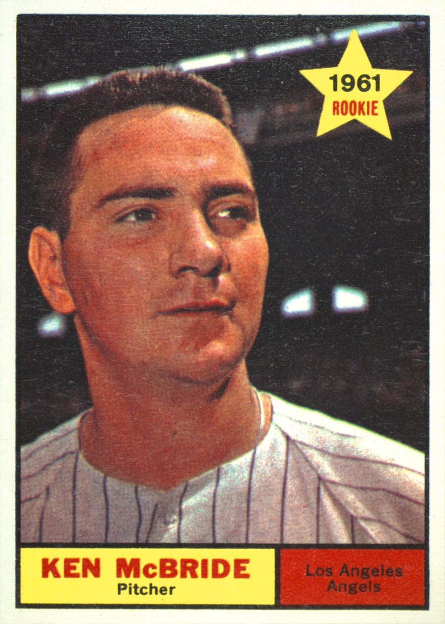 1961 Topps #209 Ken McBride, Los Angeles Angels