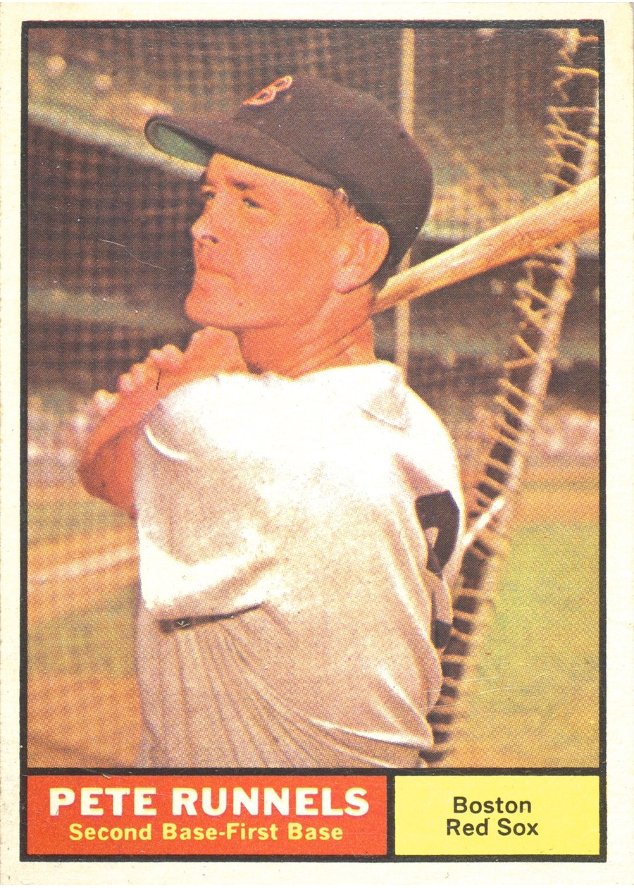 1961 Topps #210 Pete Runnels, Boston Red Sox