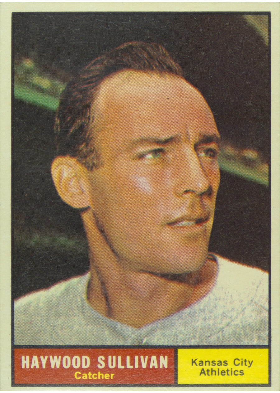 1961 Topps #212 Haywood Sullivan, Kansas City Athletics