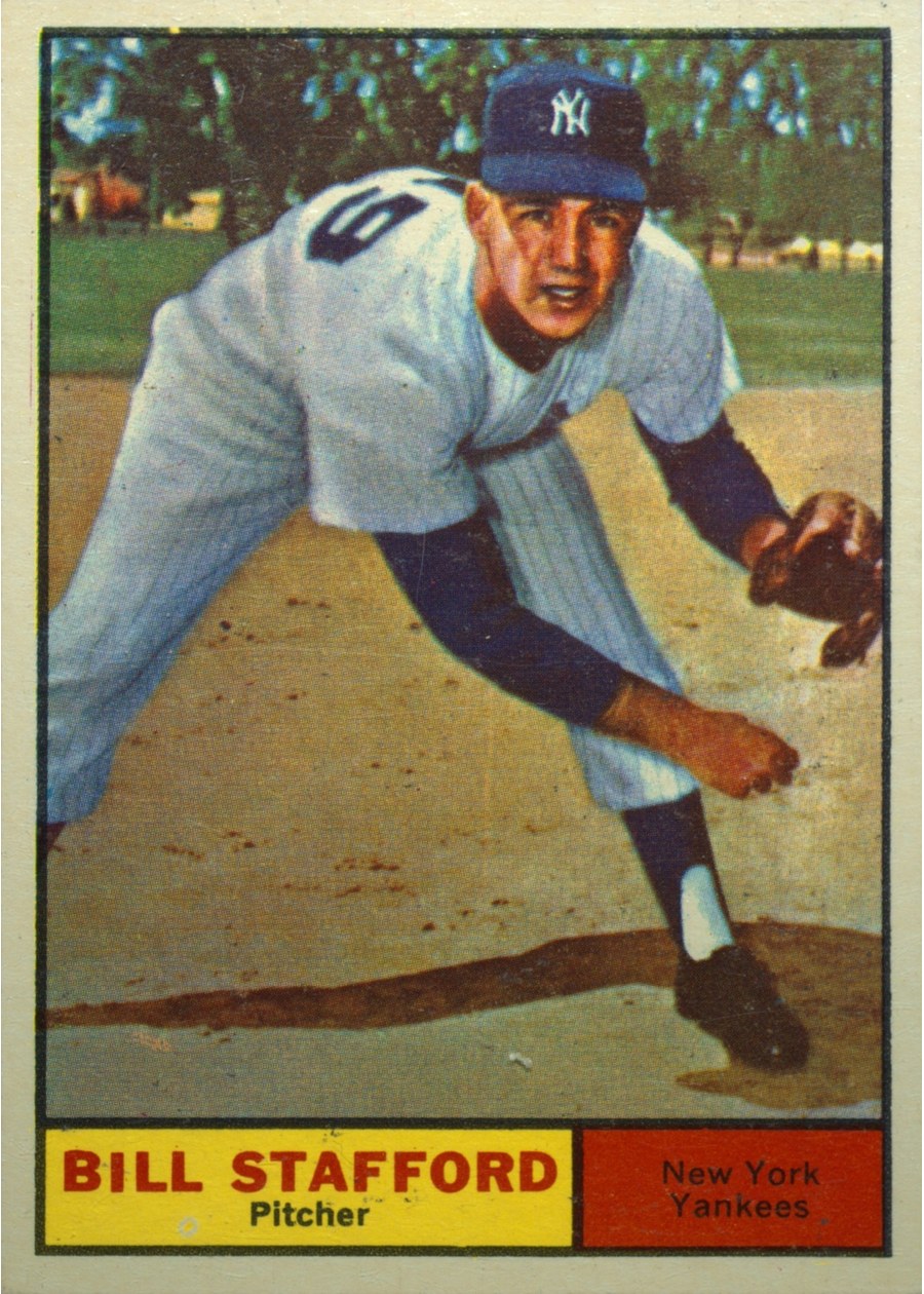 1961 Topps #213 Bill Stafford, New York Yankees