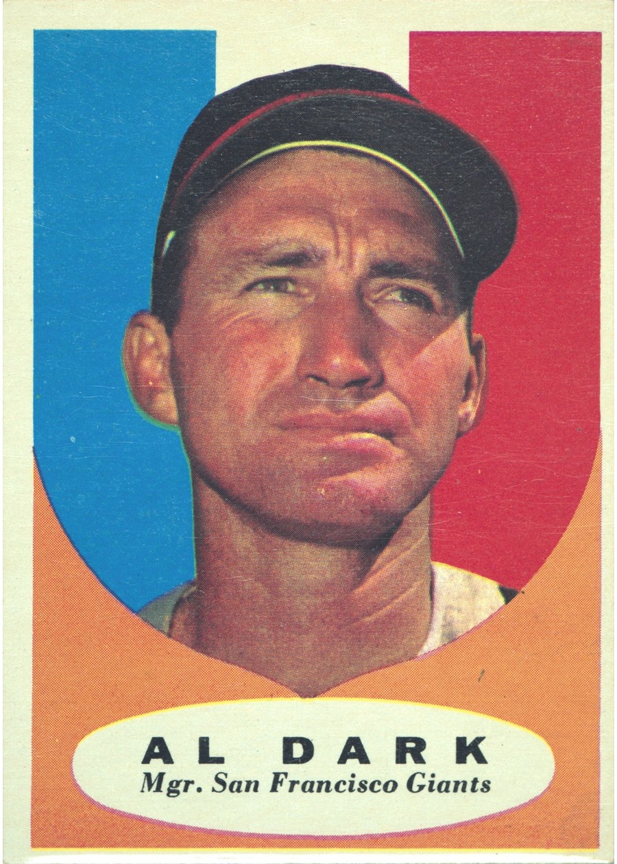 1961 Topps #220 Al Dark, San Francisco Giants