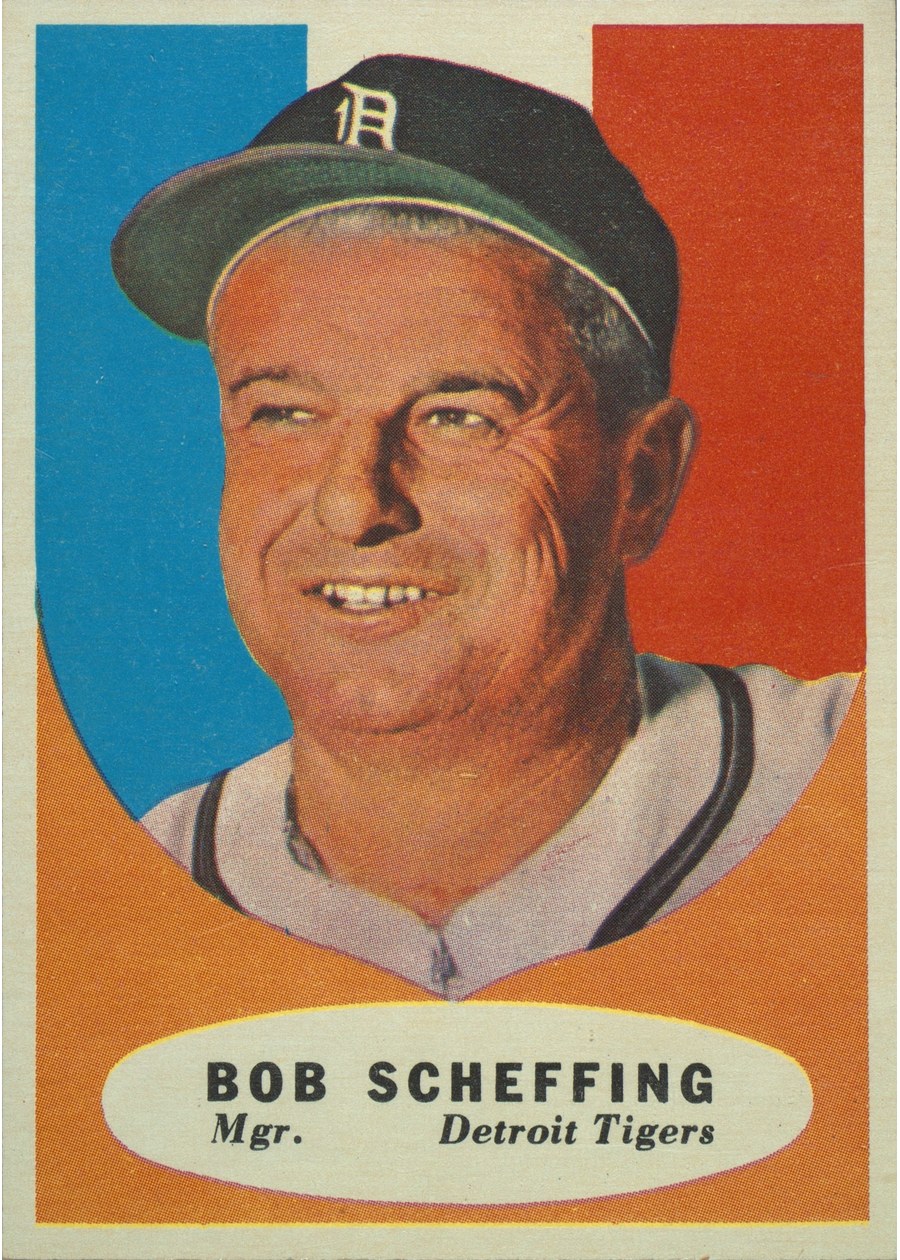 1961 Topps #223 Bob Scheffing, Detroit Tigers