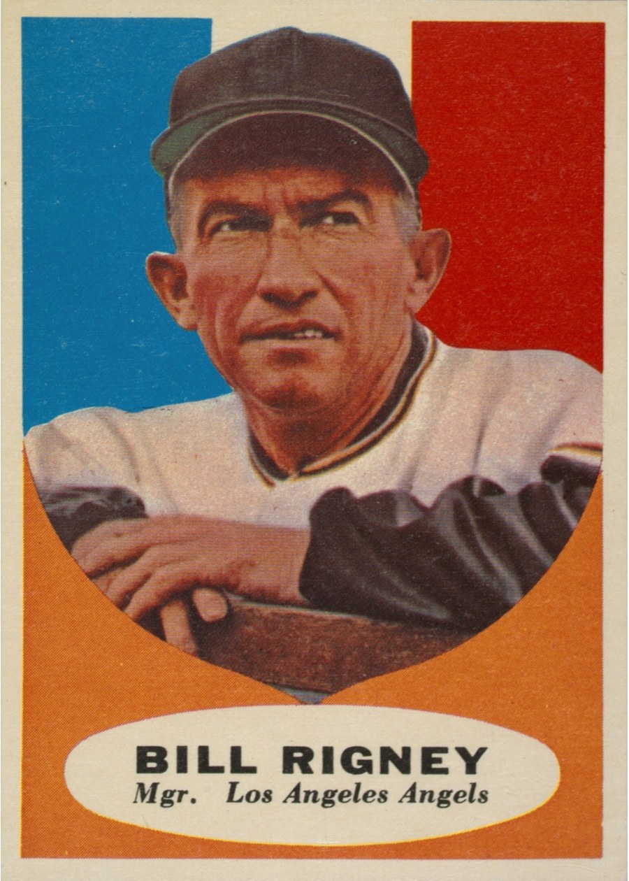 1961 Topps #225 Bill Rigney, Los Angeles Angels