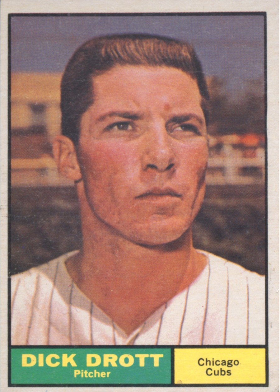 1961 Topps #231 Dick Drott, Chicago Cubs