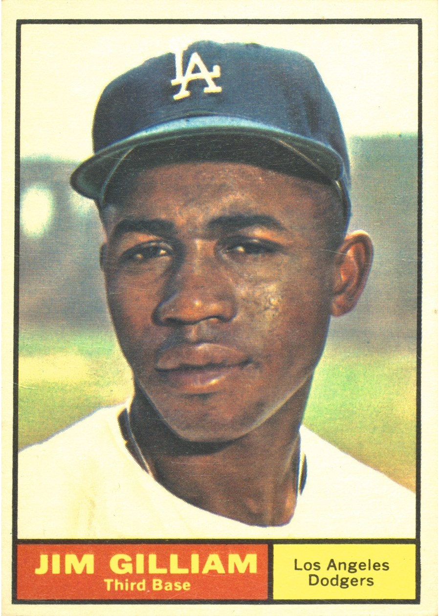 1961 Topps #238 Jim Gilliam, Los Angeles Dodgers