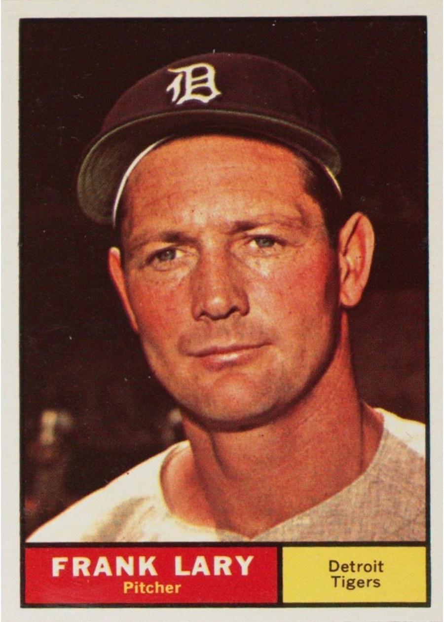 1961 Topps #243 Frank Lary, Detroit Tigers