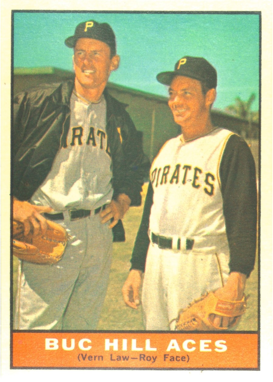 1961 Topps #250 Buc Hill Aces, Pittsburgh Pirates