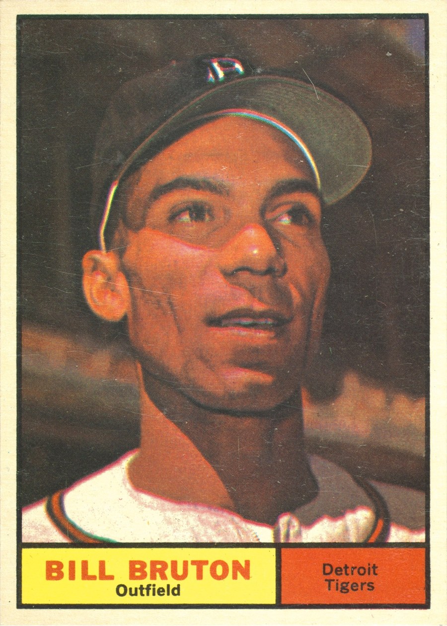 1961 Topps #251 Bill Bruton, Detroit Tigers