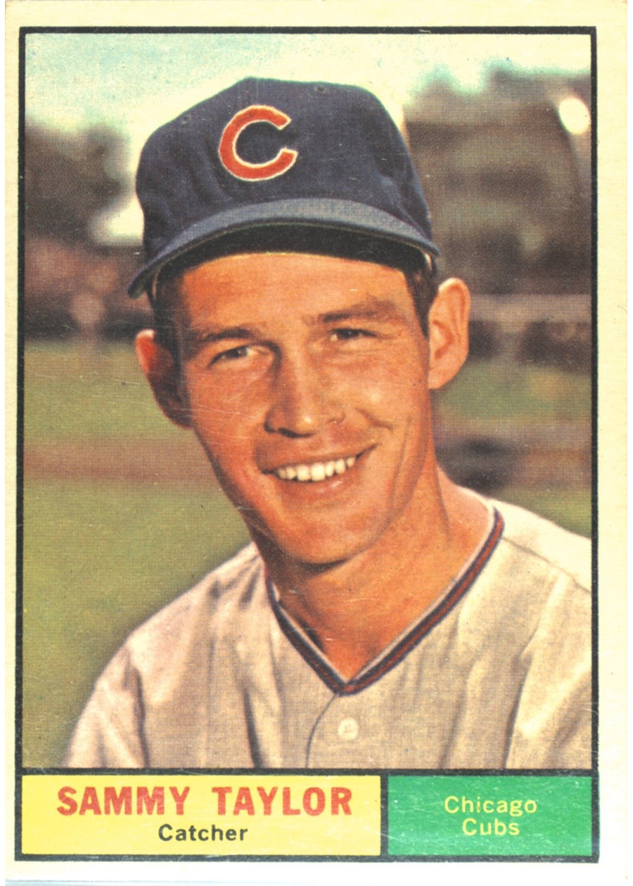 1961 Topps #253 Sammy Taylor, Chicago Cubs