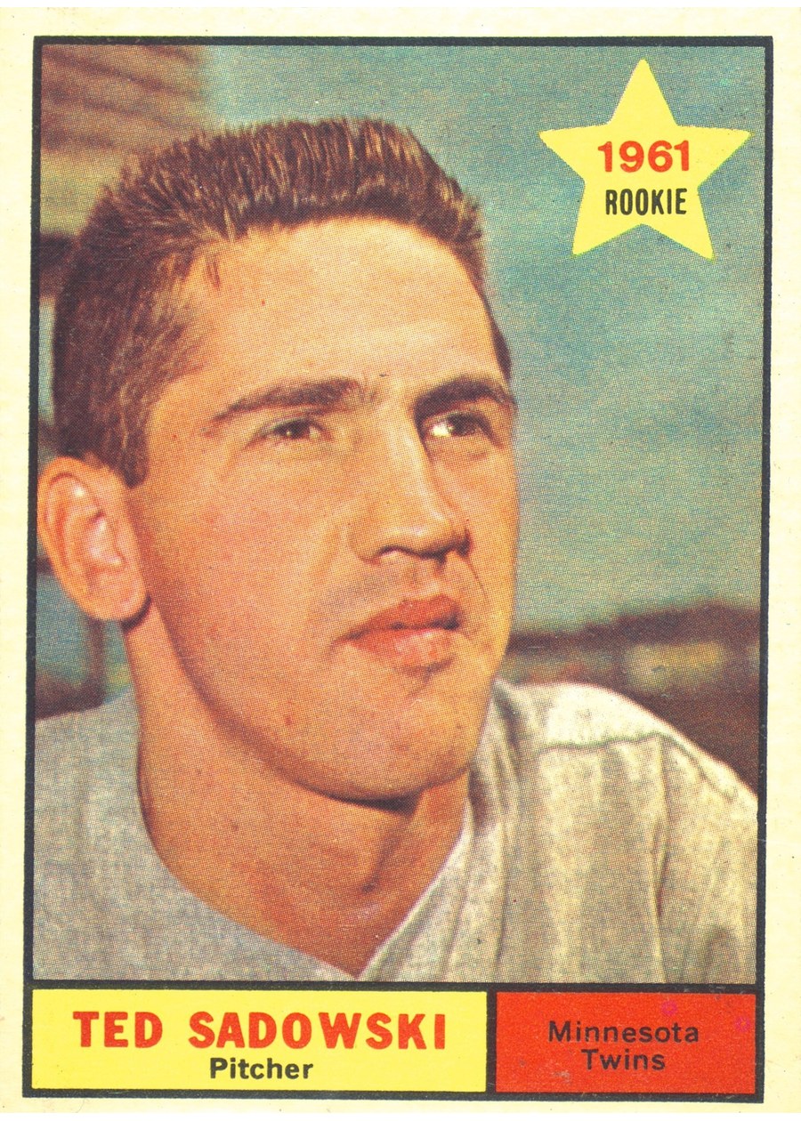 1961 Topps #254 Ted Sadowski, Minnesota Twins