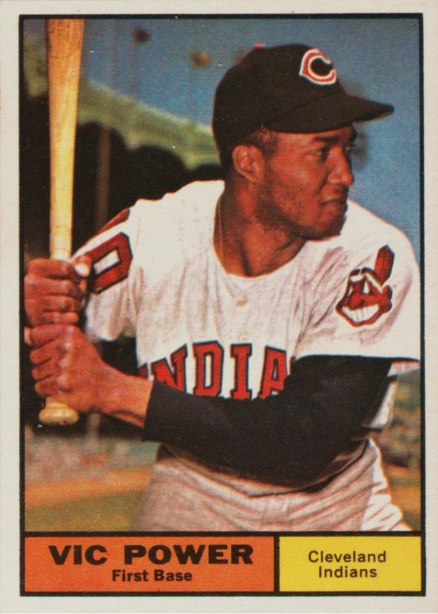 1961 Topps #255 Vic Power, Cleveland Indians