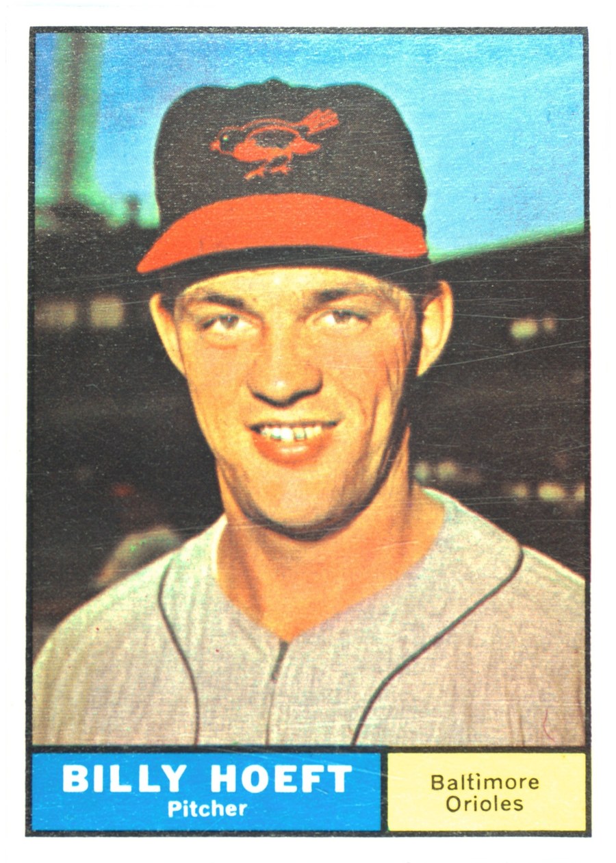 1961 Topps #256 Billy Hoeft, Baltimore Orioles