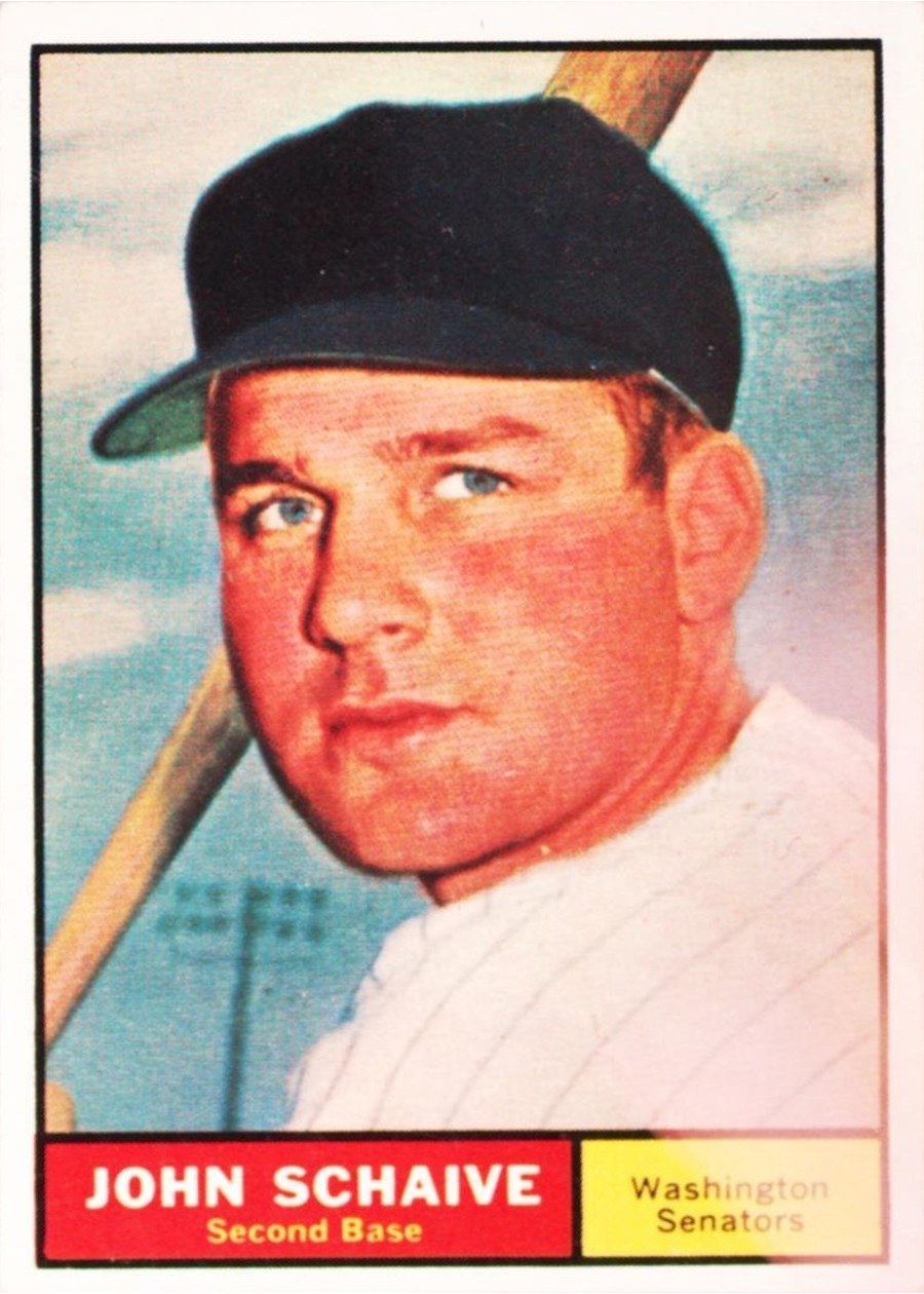 1961 Topps #259 John Schaive, Washington Senators