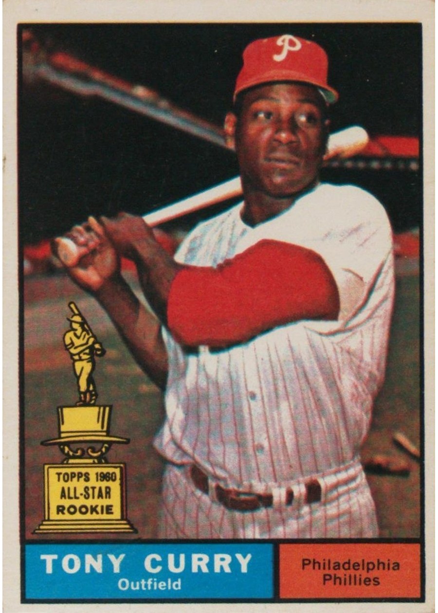 1961 Topps #262 Tony Curry, Philadelphia Phillies