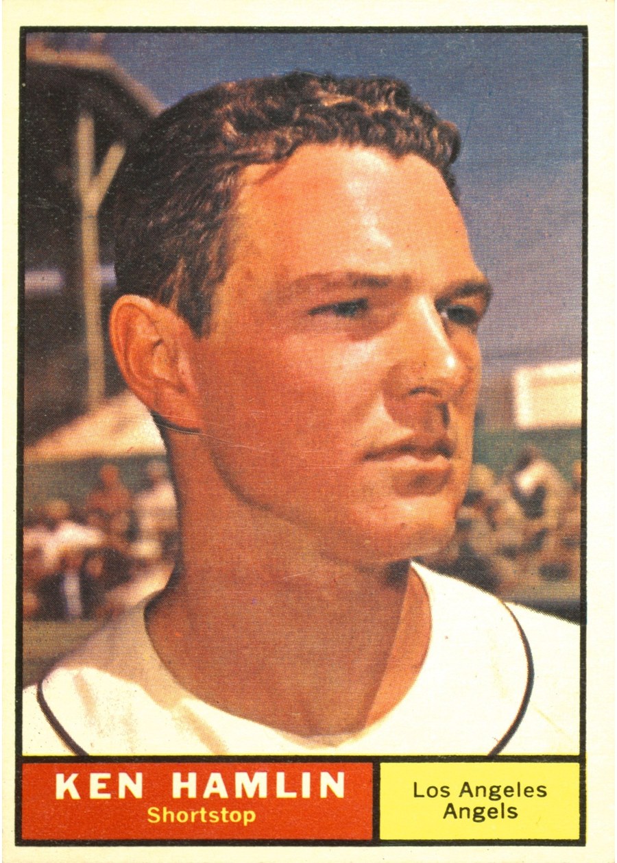 1961 Topps #263 Ken Hamlin, Los Angeles Angels