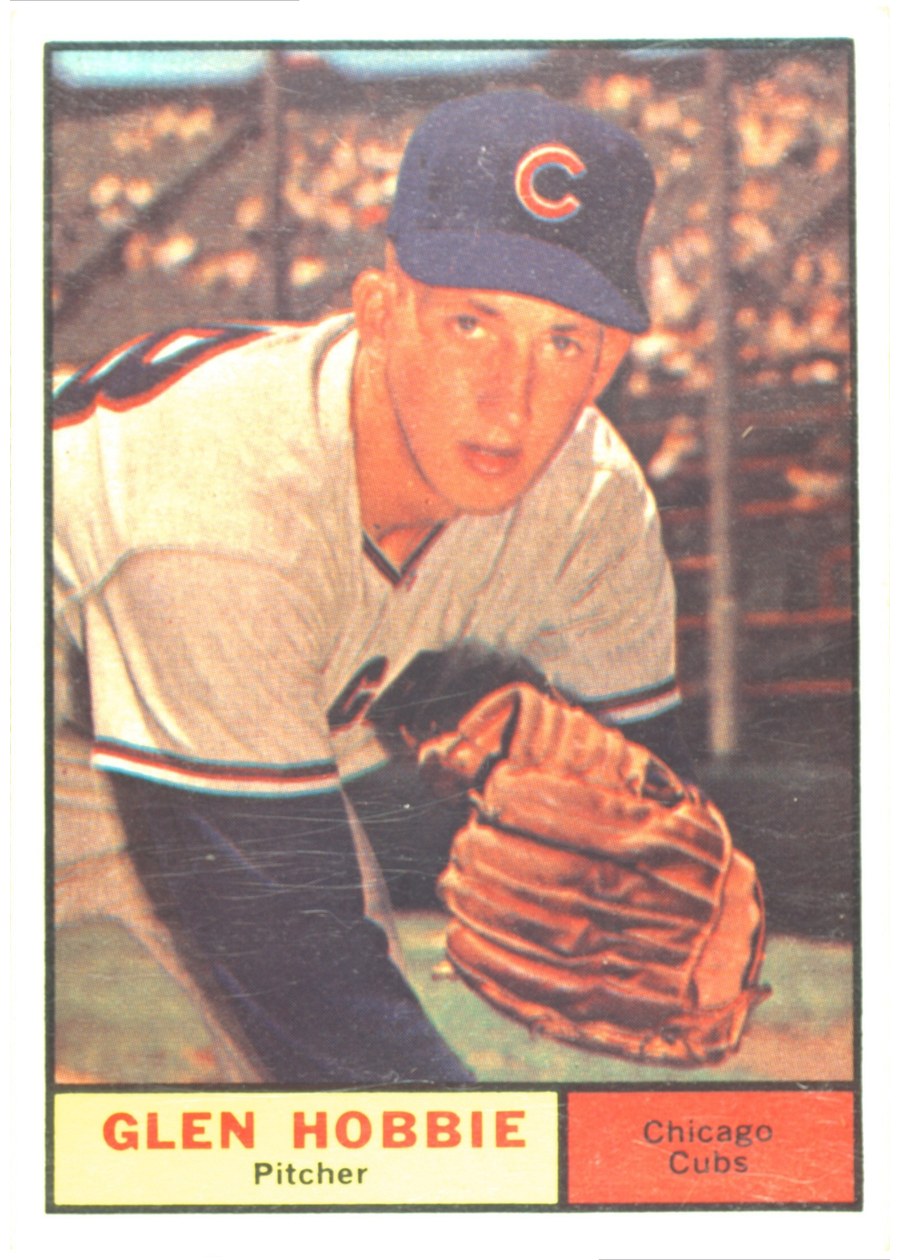 1961 Topps #264 Glen Hobbie, Chicago Cubs
