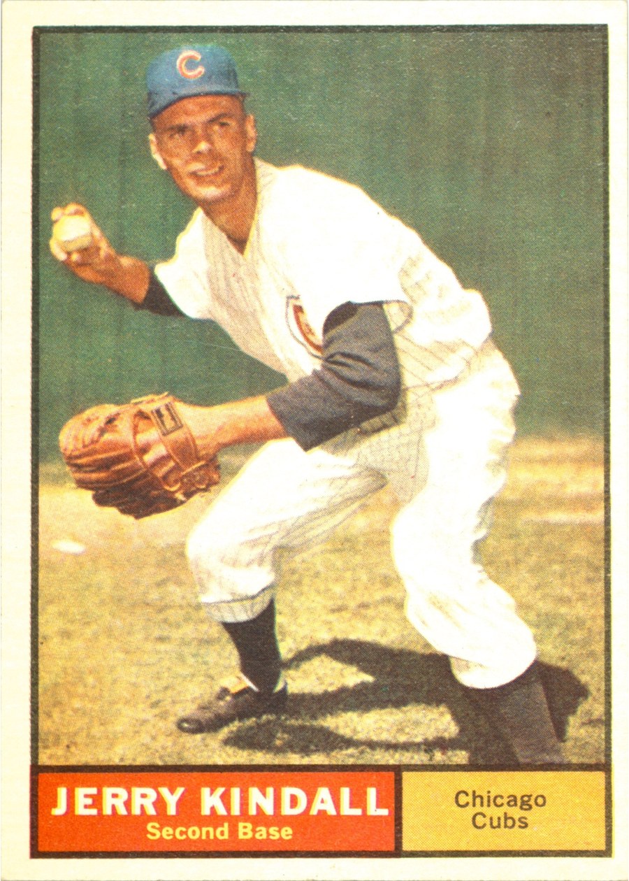 1961 Topps #27 Jerry Kindall, Chicago Cubs