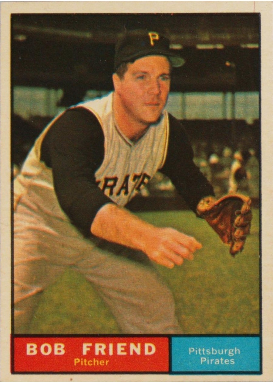 1961 Topps #270 Bob Friend, Pittsburgh Pirates