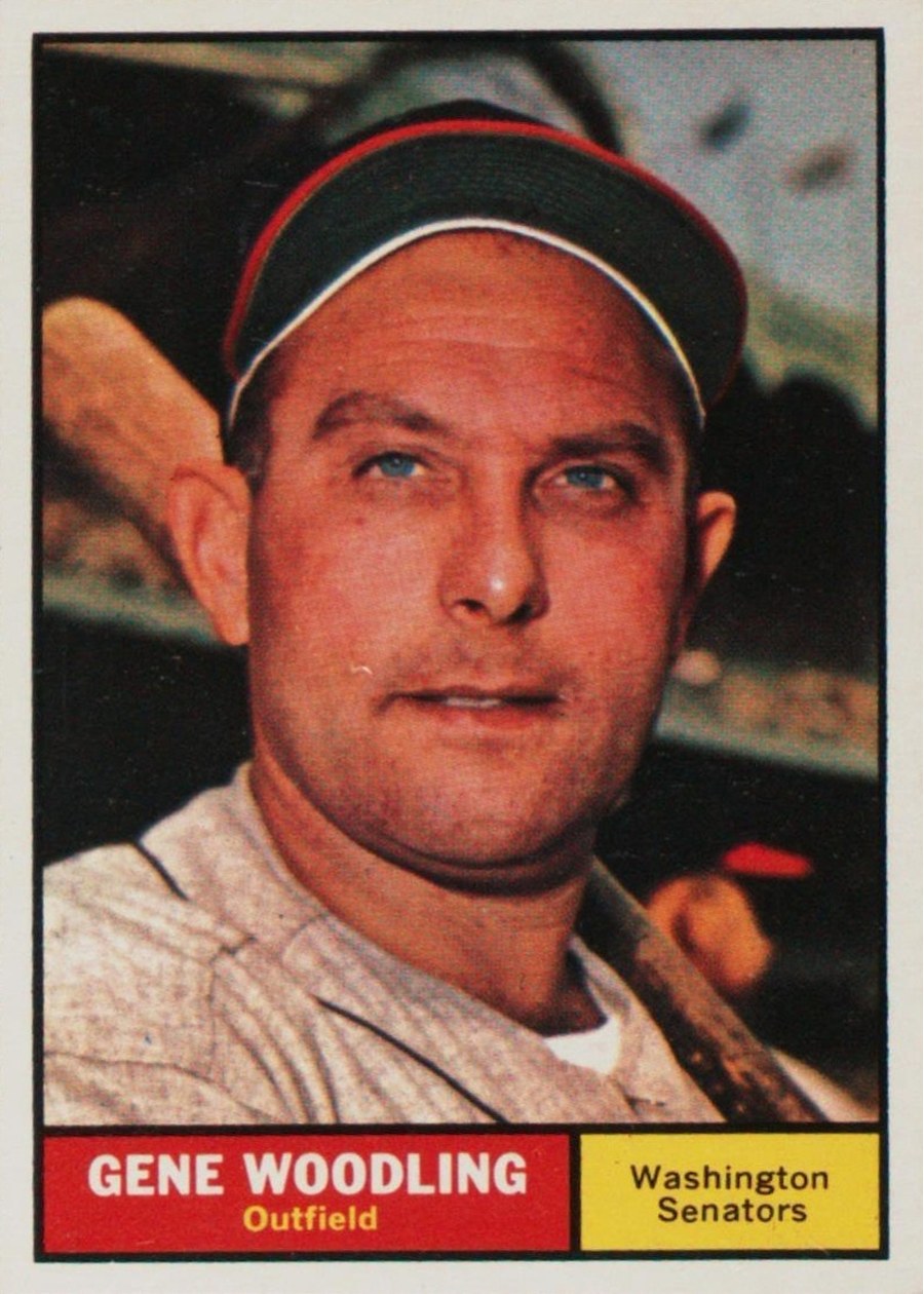 1961 Topps #275 Gene Woodling, Washington Senators
