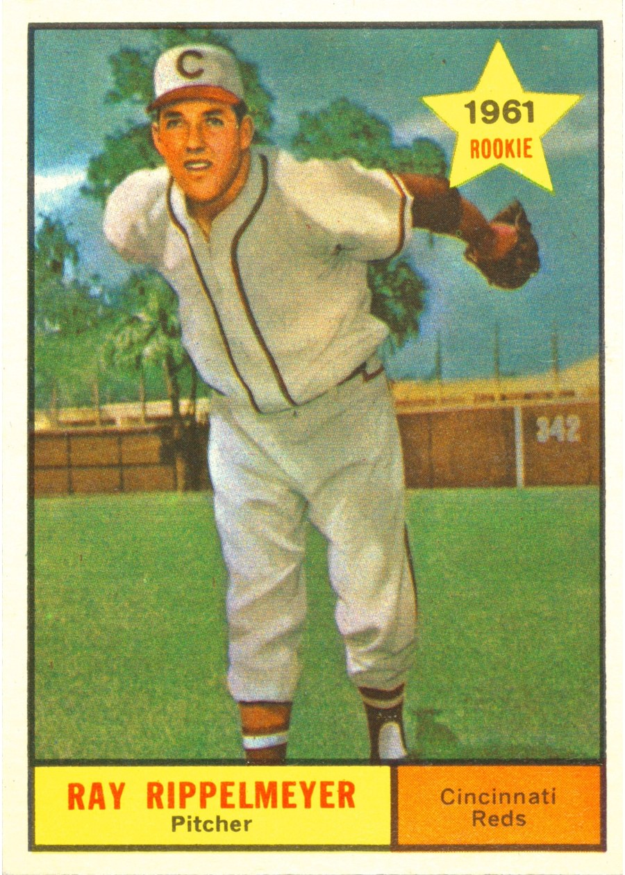 1961 Topps #276 Ray Rippelmeyer, Cincinnati Reds