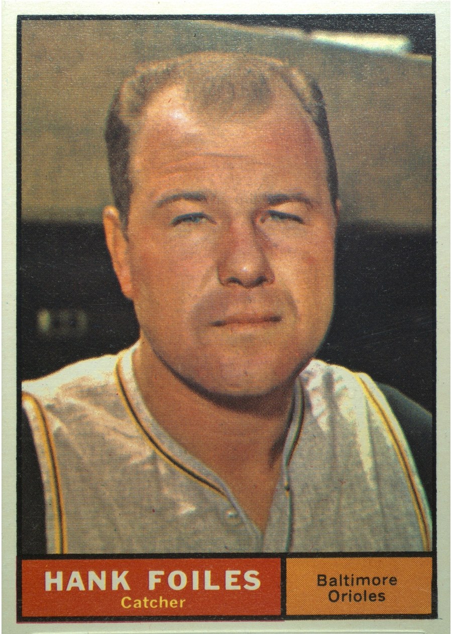 1961 Topps #277 Hank Foiles, Baltimore Orioles