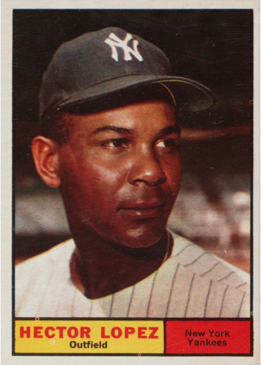 1961 Topps #28 Hector Lopez, New York Yankees