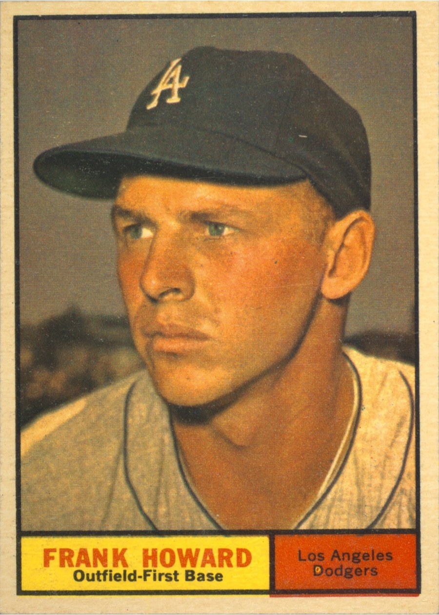 1961 Topps #280 Frank Howard, Los Angeles Dodgers