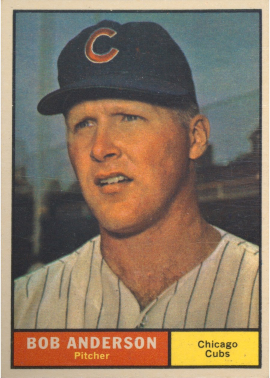 1961 Topps #283 Bob Anderson, Chicago Cubs