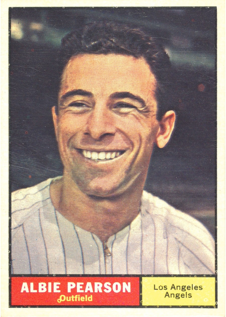 1961 Topps #288 Albie Pearson, Los Angeles Angels