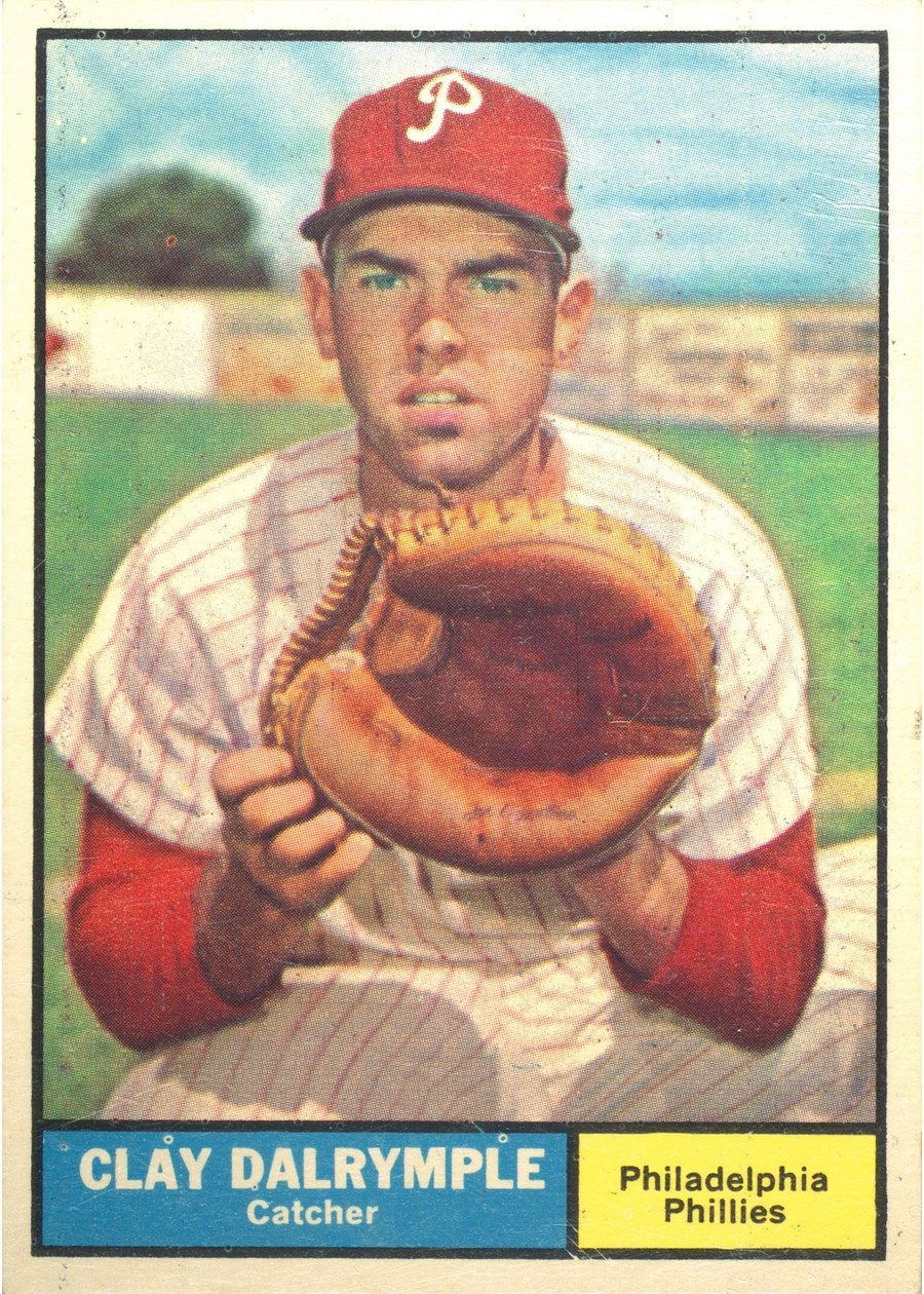 1961 Topps #299 Clay Dalrymple, Philadelphia Phillies