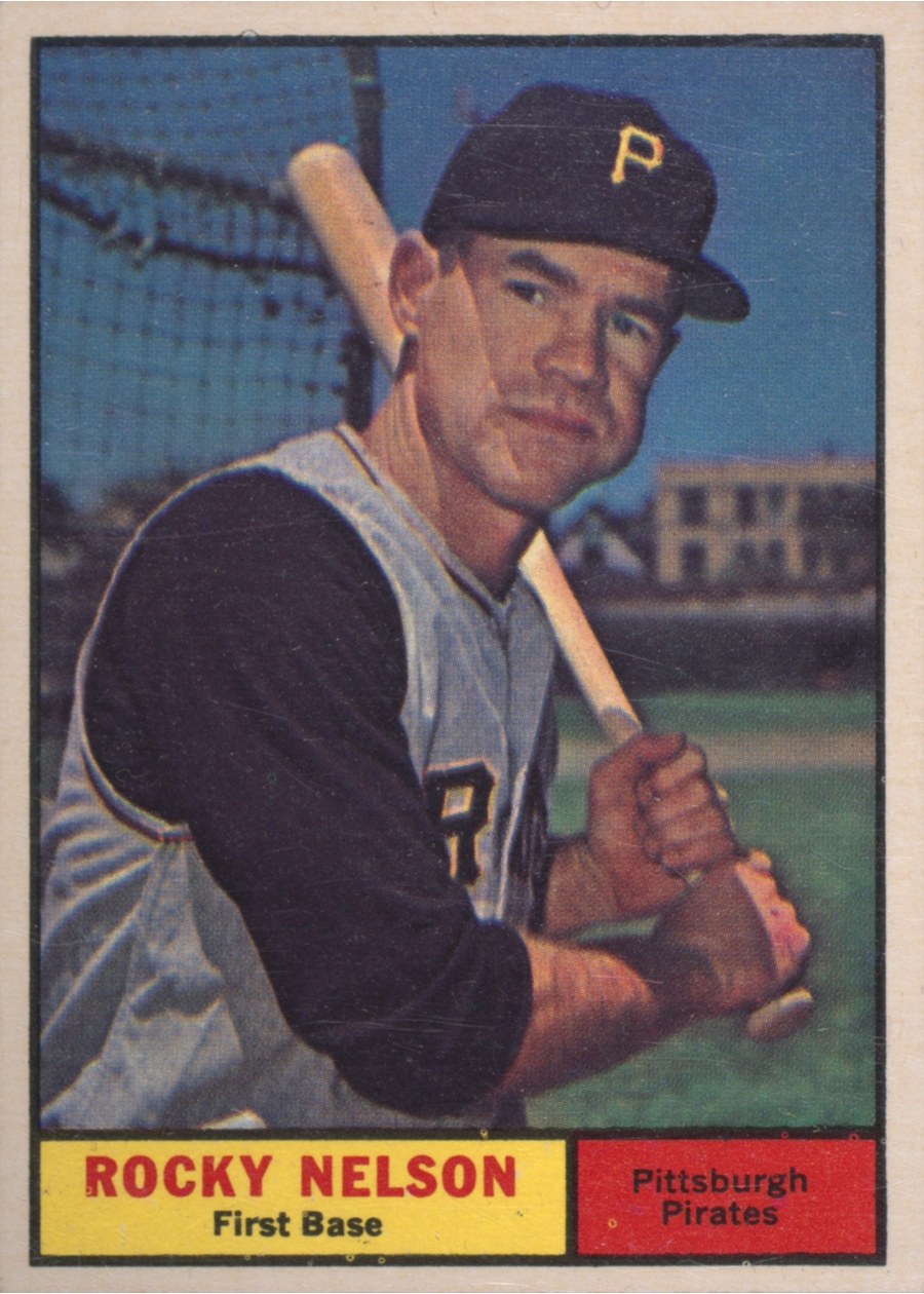 1961 Topps #304 Rocky Nelson, Pittsburgh Pirates