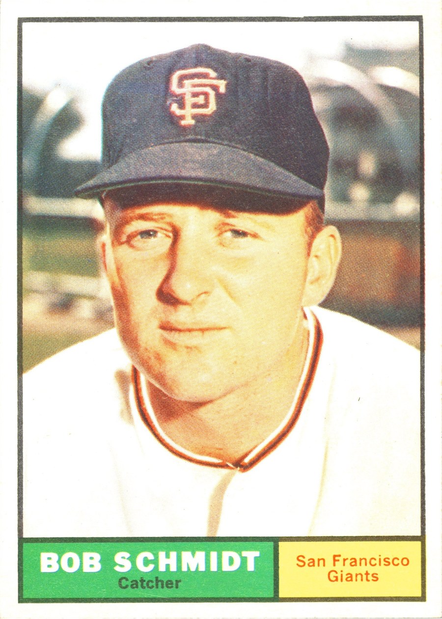 1961 Topps #31 Bob Schmidt, San Francisco Giants