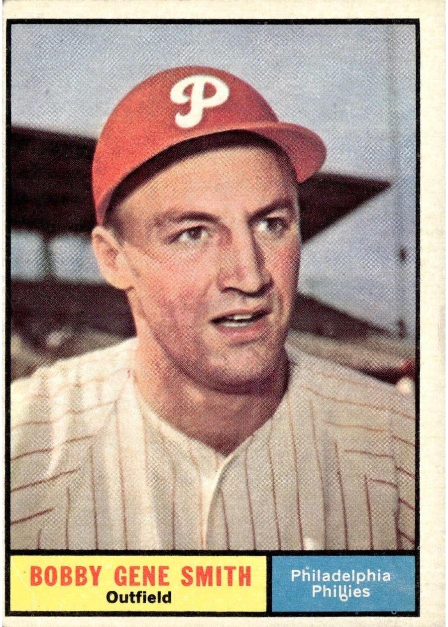 1961 Topps #316 Bobby Gene Smith, Philadelphia Phillies