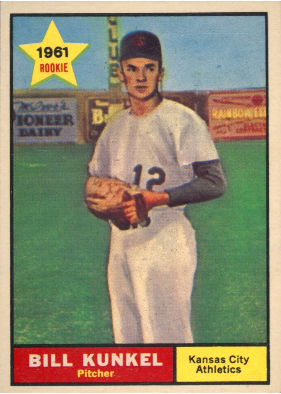 1961 Topps #322 Bill Kunkel, Kansas City Athletics