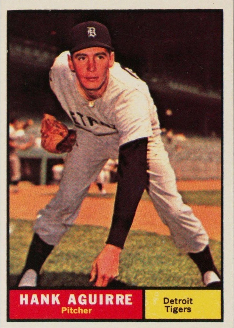 1961 Topps #324 Hank Aguirre, Detroit Tigers