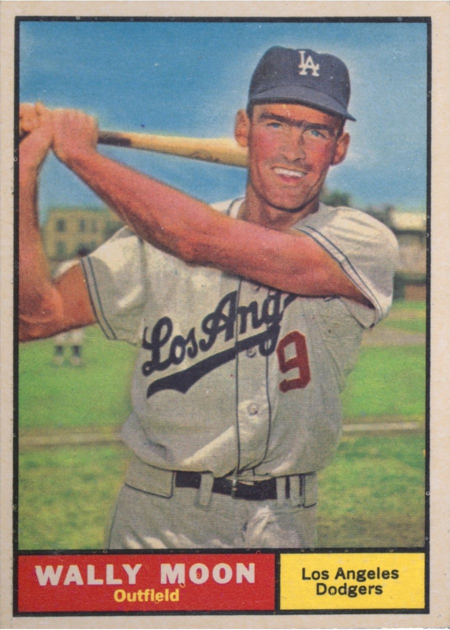 1961 Topps #325 Wally Moon, Los Angeles Dodgers