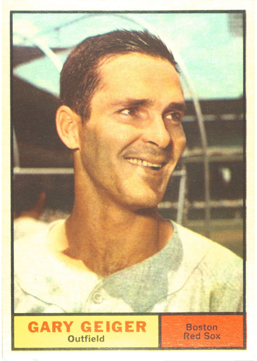 1961 Topps #33 Gary Geiger, Boston Red Sox