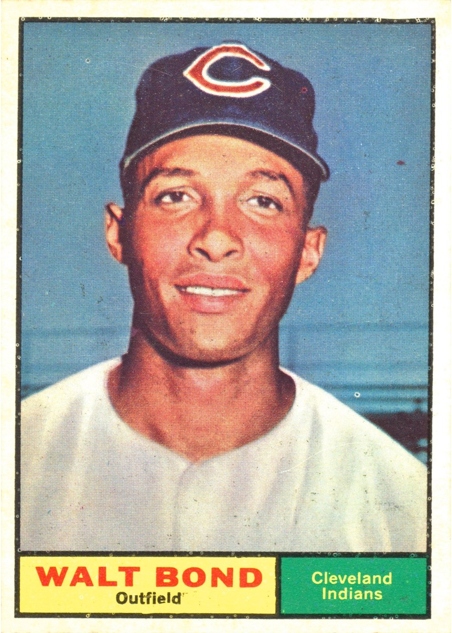 1961 Topps #334 Walt Bond, Cleveland Indians