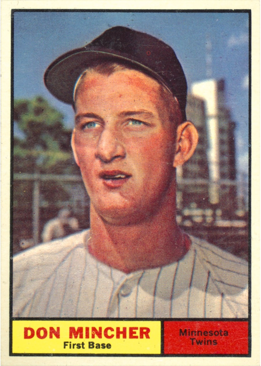 1961 Topps #336 Don Mincher, Minnesota Twins