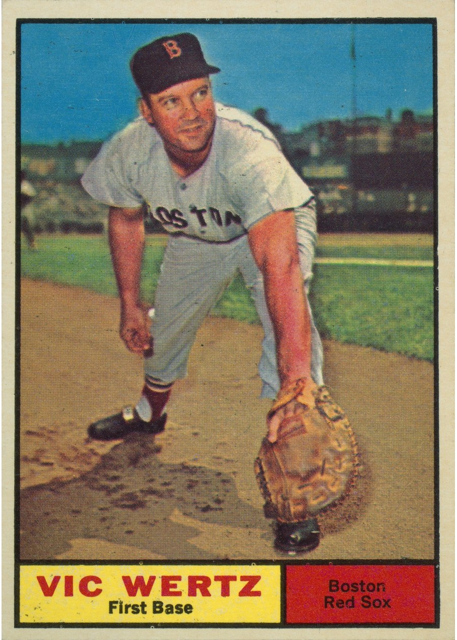 1961 Topps #340 Vic Wertz, Boston Red Sox