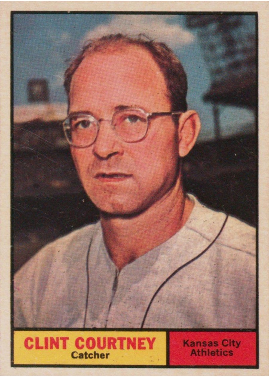 1961 Topps #342 Clint Courtney, Kansas City Athletics