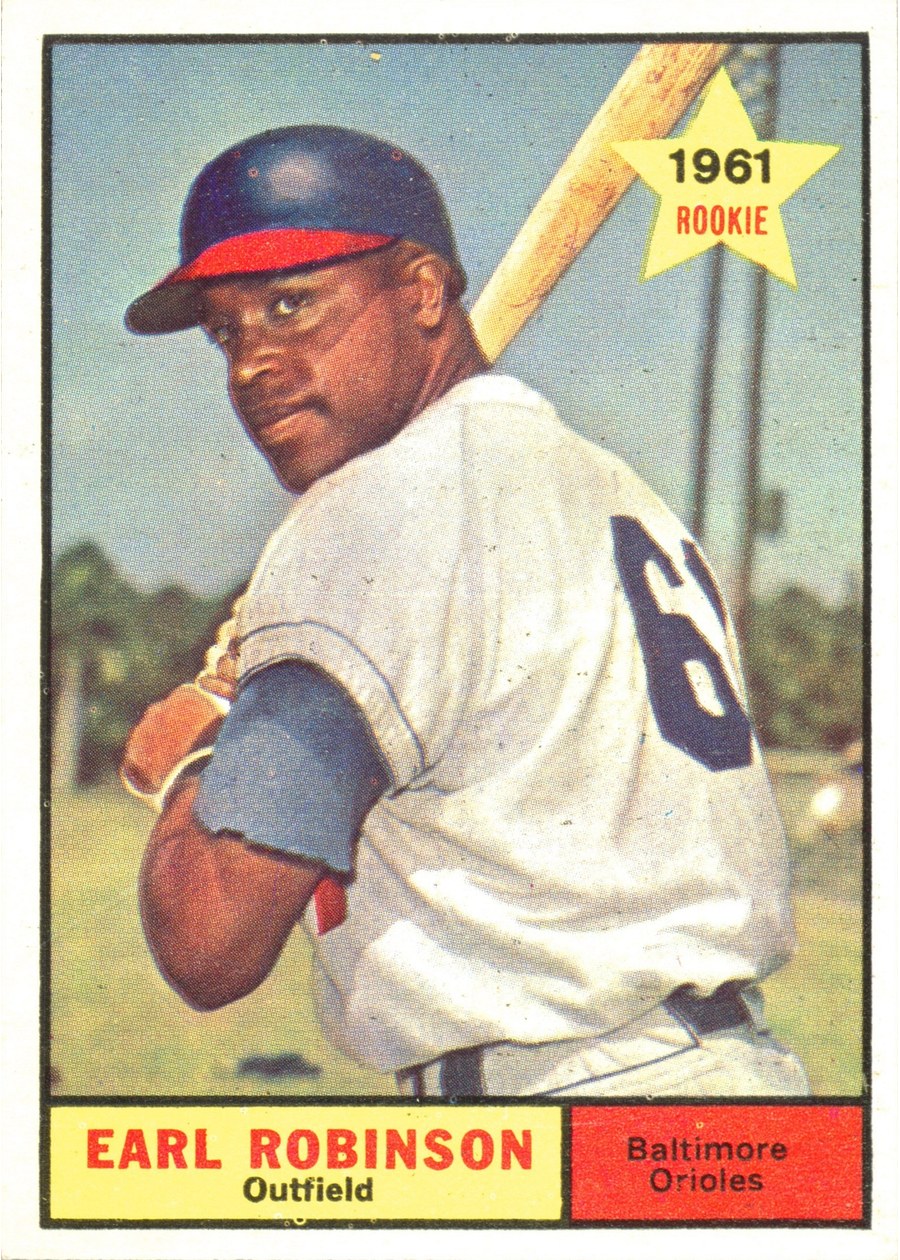 1961 Topps #343 Earl Robinson, Baltimore Orioles