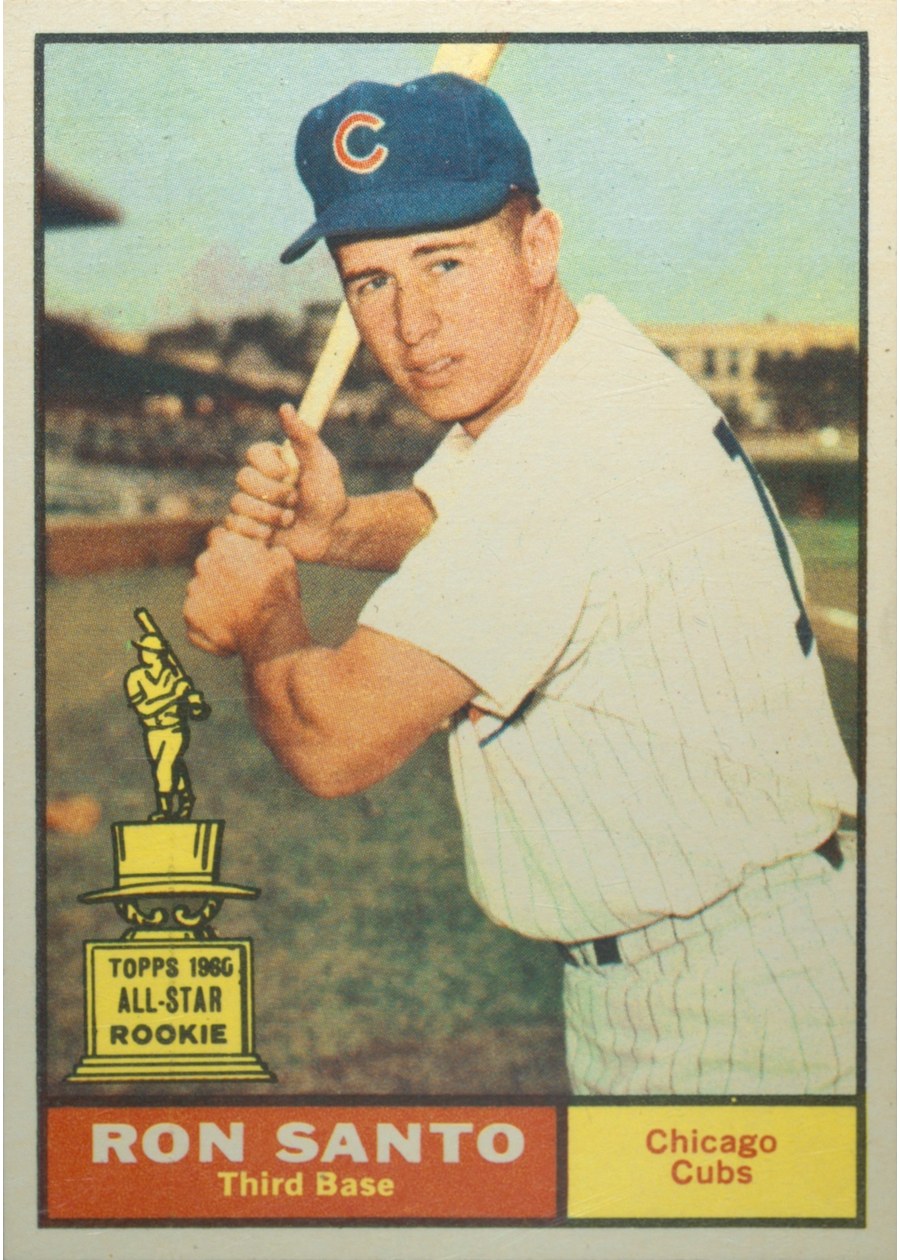 1961 Topps #35 Ron Santo, Chicago Cubs