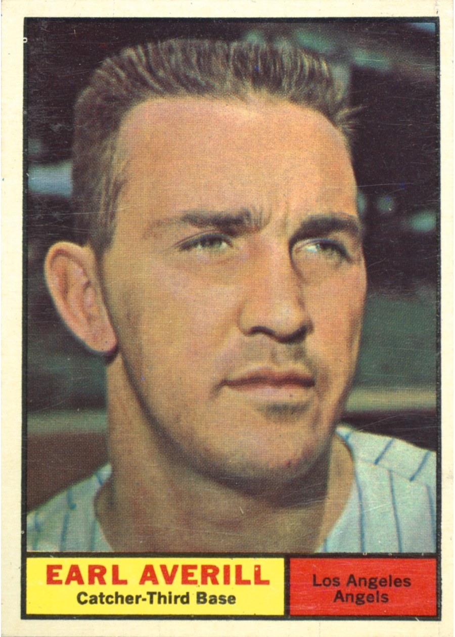 1961 Topps #358 Earl Averill, Los Angeles Angels
