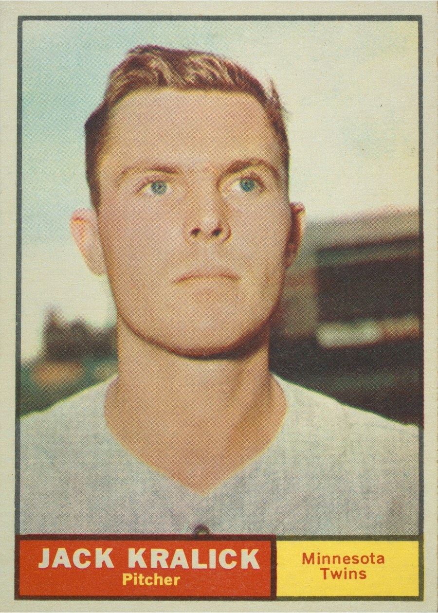 1961 Topps #36 Jack Kralick, Minnesota Twins