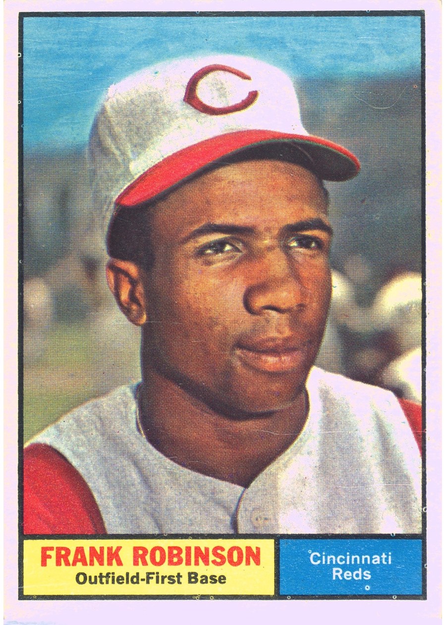 1961 Topps #360 Frank Robinson, Cincinnati Reds