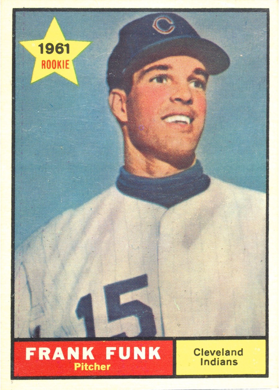 1961 Topps #362 Frank Funk, Cleveland Indians