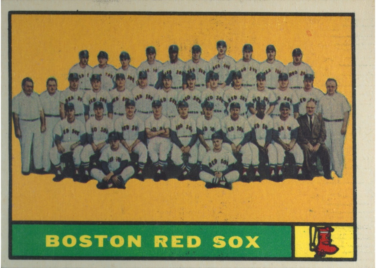 1961 Topps #373 Boston Red Sox Team